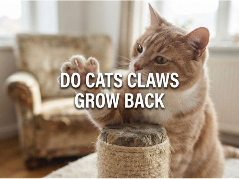 Do Cats Claws Grow Back