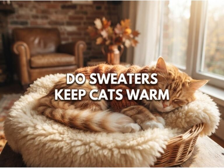 Do Sweaters Keep Cats Warm