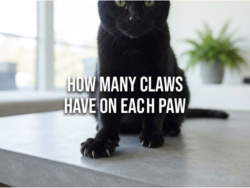 How Many Claws Does a Cat Have on Each Paw