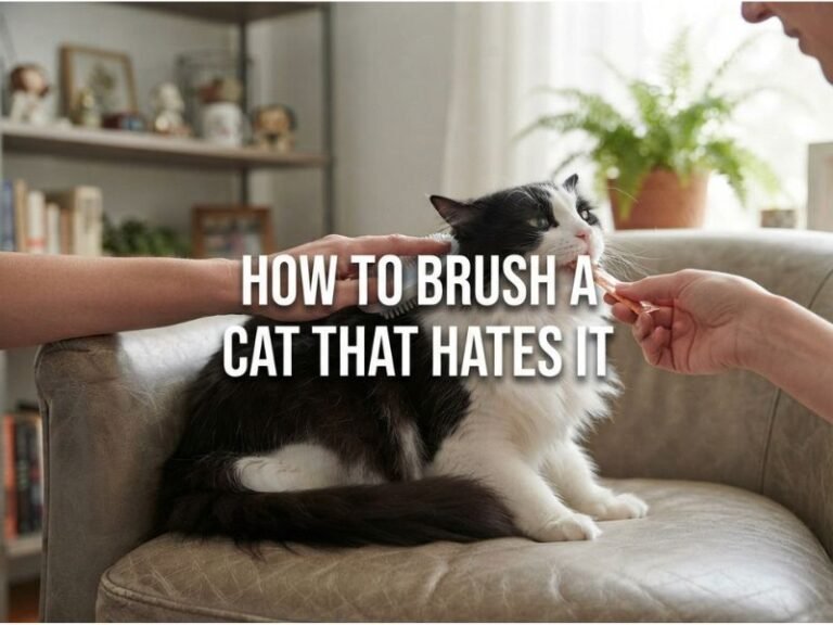 How to Brush a Cat That Hates It