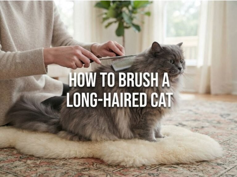 How to Brush a Long-Haired Cat