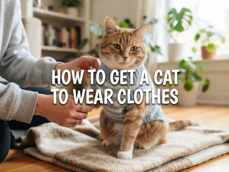 How to Get a Cat to Wear Clothes