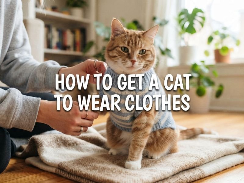 How to Get a Cat to Wear Clothes