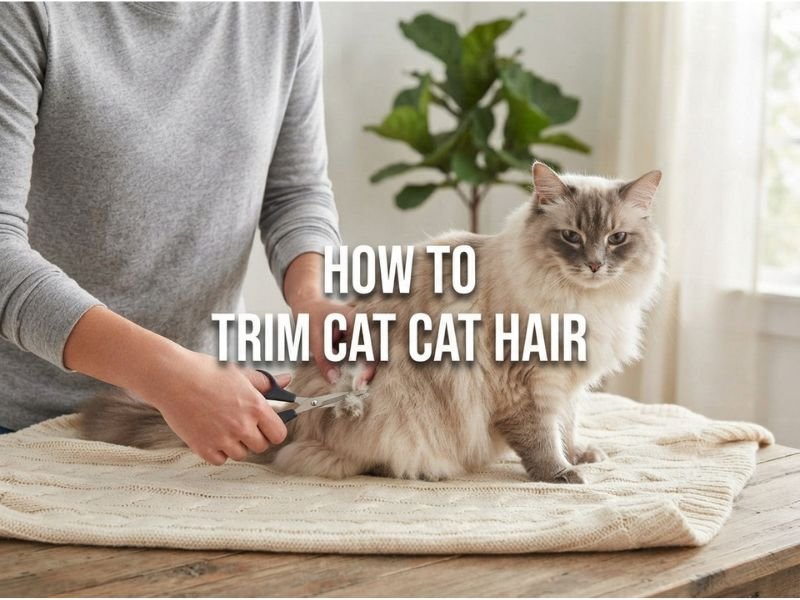 How to Trim Cat Hair