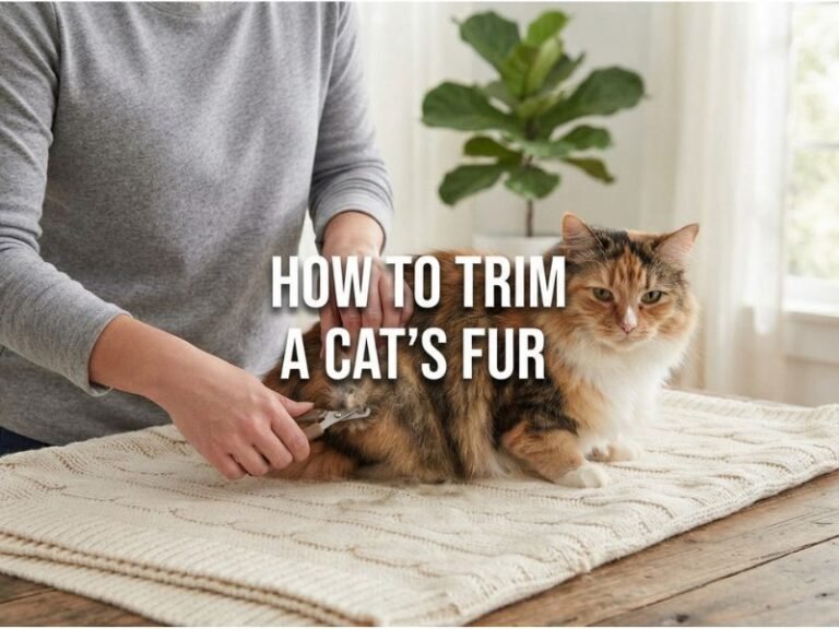 How to Trim a Cat's Fur