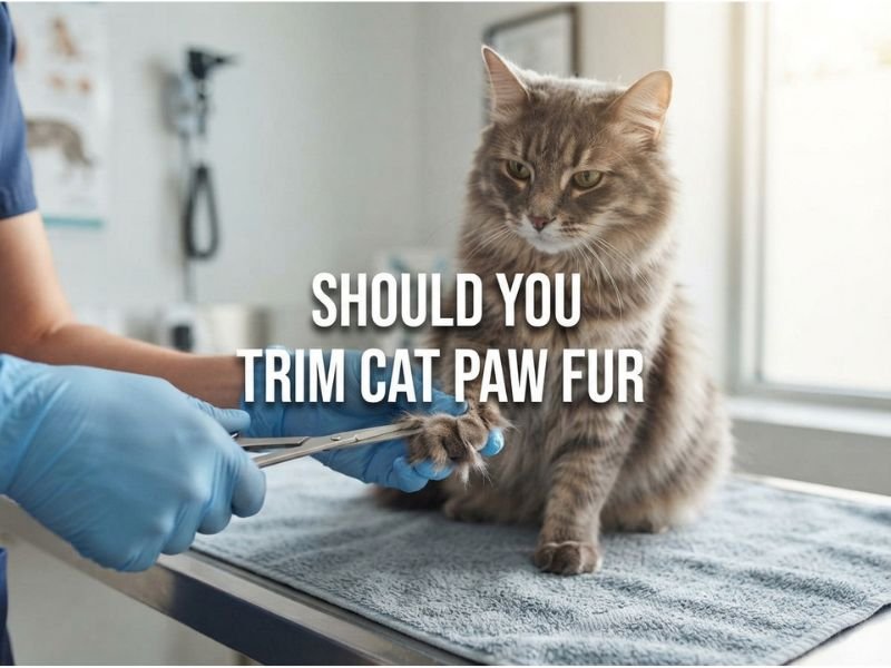 Should You Trim Cat Paw Fur