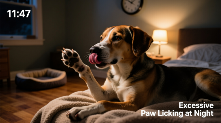 Why Does My Dog Chew His Paws at Night? 7 Common Causes and What to Do