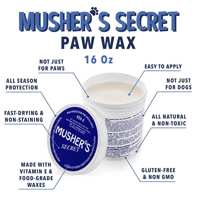 How to Apply Mushers Secret to Dogs Paws