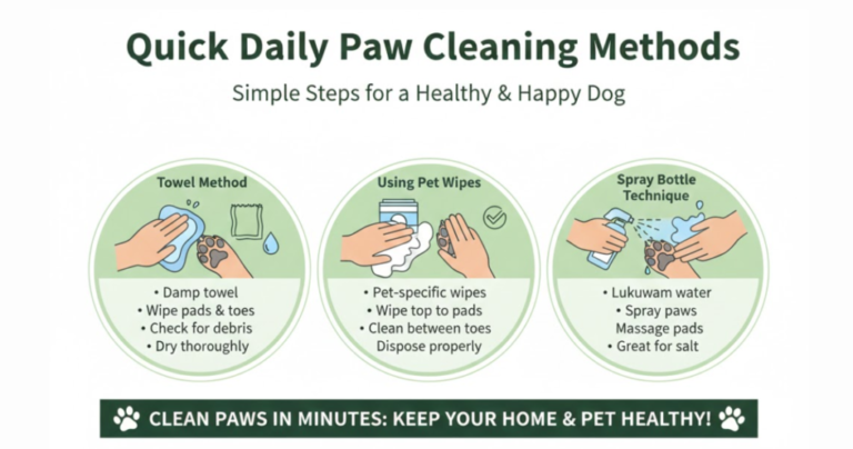 How to Teach Your Dog to Clean Their Paws
