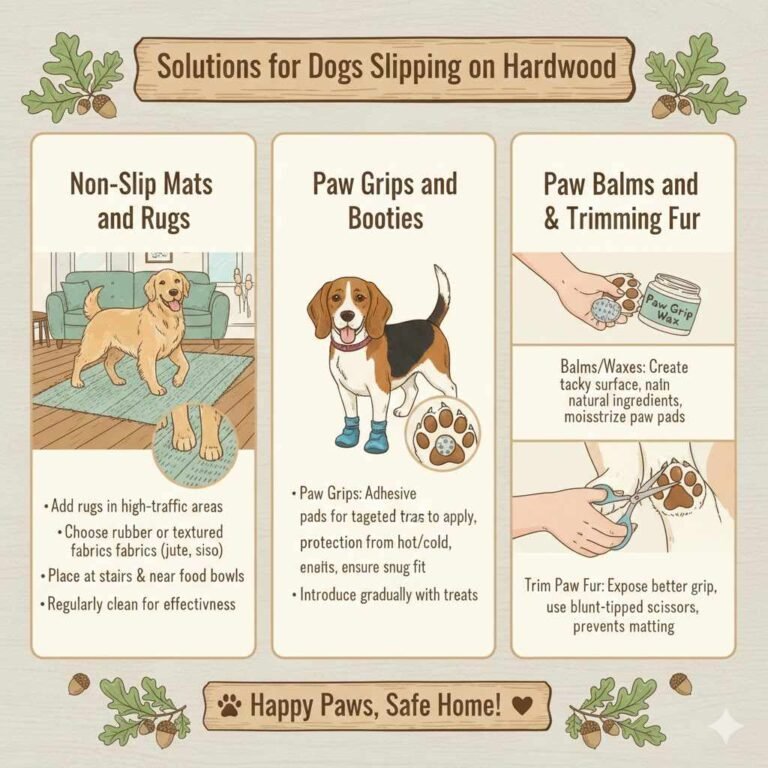 How to Stop Dogs Paws From Slipping
