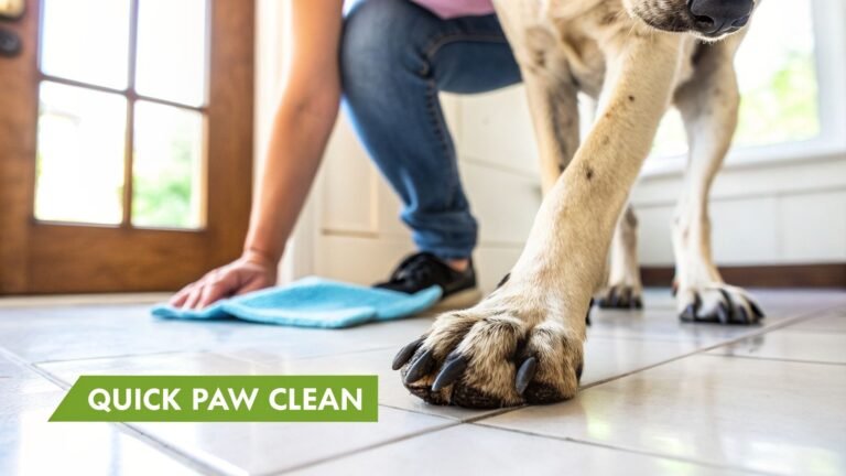 How to Clean Muddy Dog Paws