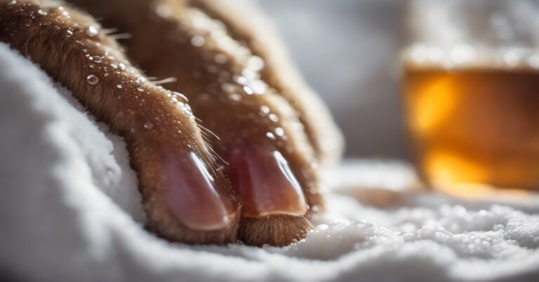 How to Clean Dog Paws With Vinegar